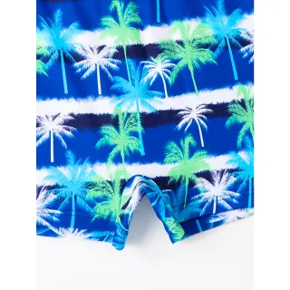 Estampa Palmeira Sunga Verão 2023 Cores Diversas A2071 - Preto