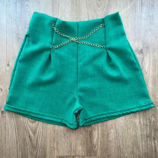 NOVO! Alfaiataria Correntes Short - Bege Corrente