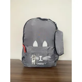 Moda Fashion Mochila Feminina Nylon Impermeável - Verde Escuro