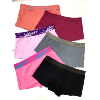 Cueca Feminina Algodão Kit 06 Adulto - Cores Sortidas - GG