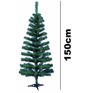 Pinheiro Natal Verde 150cm - Decoração Natalina Galhos Premio - Único