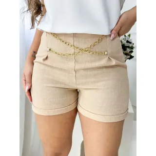 Liga Social Feminina com Corrente na Cintura