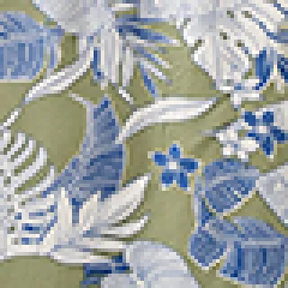 Camisa Manga Curta Masculino Floral Verde Claro - GG