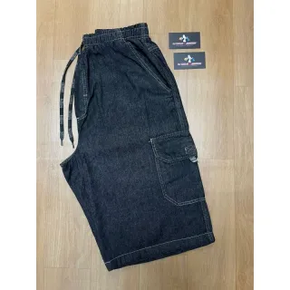 Envio Imediato Bermuda Cargo Dazzling - Jeans Preta