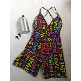 Alça fina macacão empina bumbum - Raryel - Delicado