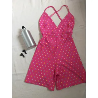 Alça fina macacão empina bumbum - Raryel - Delicado