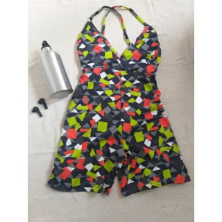 Alça fina macacão empina bumbum - Raryel - Delicado