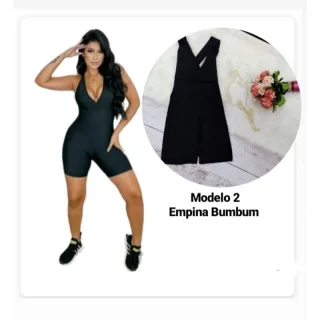 Empina bumbum top fitness macaquinho sem bojo - MACAQUINHO  EMPINA DAY 8