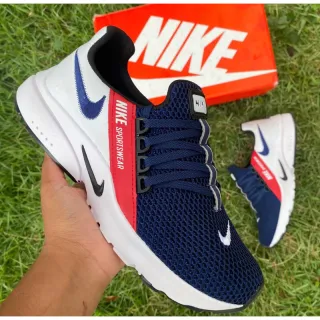 Esportivo Confortável Masculino Tênis para Caminhada Academia - Pto/dourado