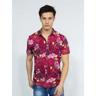 Modelo Importado Estampado Slim Fit Camisa 2023 - Camisa 072