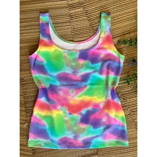 Suplex feminino regata camiseta - Branca