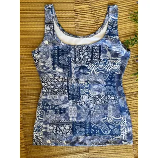 Suplex feminino regata camiseta - Branca