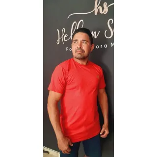 Moda Gringa: Camiseta Masculina Longline Canelada - Basica Americana - Branca