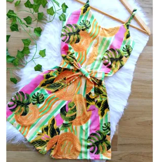 Macaquinho Estampado Verão Tamanho Único - 4