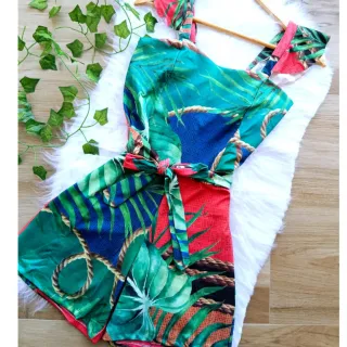 Macaquinho Estampado Verão Tamanho Único - 4