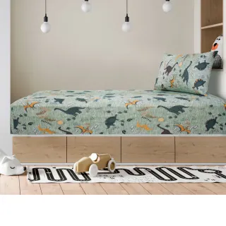 Lençol Infantil Solteiro em Malha com Elástico - Jogo de Cama Antialérgico - Algodão - Super Game