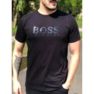 Camisa Padrão Shopping - Camiseta Masculina Premium de Algodão Fio 30.1 - G