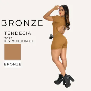 Macaquinho Verão 2023 Costas Abertas Premium Canelado - Rosa