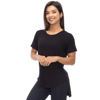 Kit Longline Tapa Bumbum: 3 Blusas Femininas Sobre Legging - Sortida