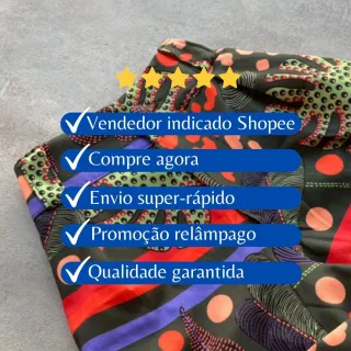Estampado Feminino Social Curto - 2