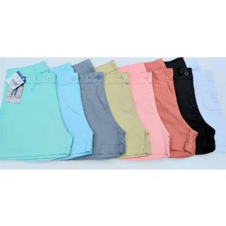 Sarja Social Feminino Elastano Bivik Cores - Short - Azul Claro