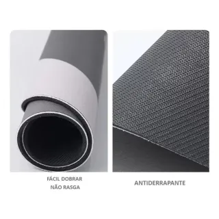 Tapete Quadrado Antiderrapante Super Absorvente - Seca Rapidamente - Preto Quadrado