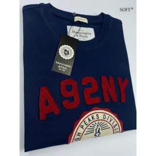 Algodão Peruano Camiseta Masculina Abercrombie - 12