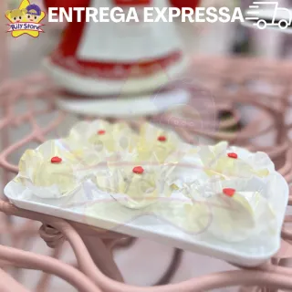 4 Peças Kit Festa: 2 Bandejas Pequenas + 2 Mesinhas Decorativas - Vermelho