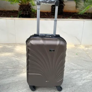 Mala de Bordo para Viagem com Rodinhas 360 Graus, Material em ABS Resistente e Cadeados Embutidos - N verde 17