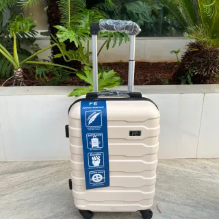 Mala de Bordo para Viagem com Rodinhas 360 Graus, Material em ABS Resistente e Cadeados Embutidos - N verde 17