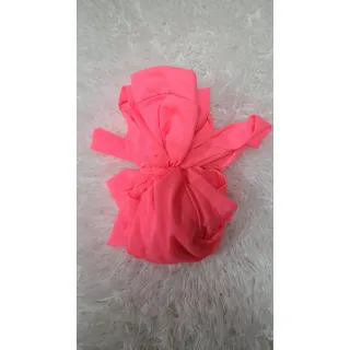 Moda feminina Verão: Kimono manga 3/4 médio para saída de praia - Laranja neon