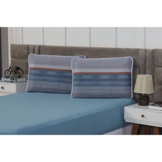 Malha 100% Algodão Jogo Lencol Casal 3 Pecas - ARGOS