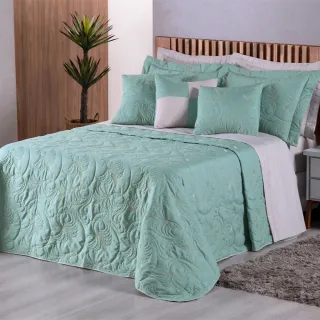 Melody Kit Cobre Leito Casal Queen 180 Fios - 3 Peças - Marfim