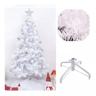 Oferta Top - Pinheiro de Natal Grande Branca Tradicional com 320 Galhos - Único