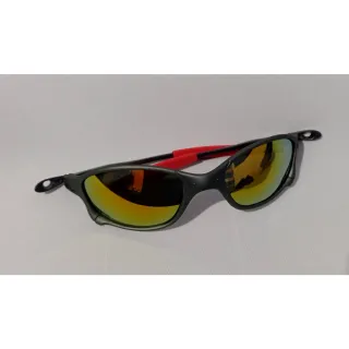 Estilosa Juju Lupa Feminino Masculino Óculos Mcs - Chumbo  Azul