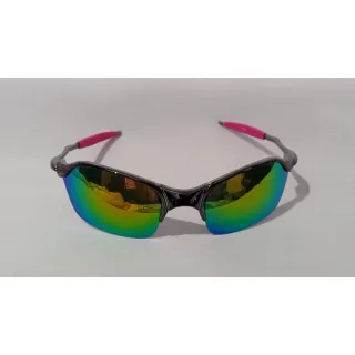 Estilosa Juju Lupa Feminino Masculino Óculos Mcs - Chumbo  Azul