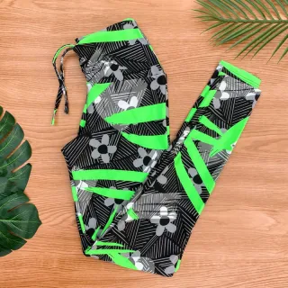 Cintura Alta Legging Fitness Estampada Suplex Academia - estampa 3