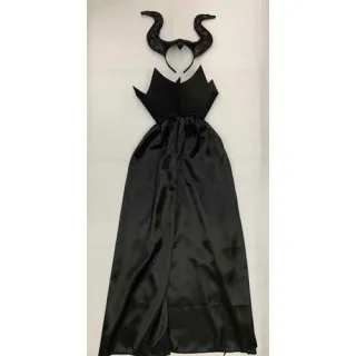 Capa e Tiara Malevola - Kit Acessório Fantasia - Único
