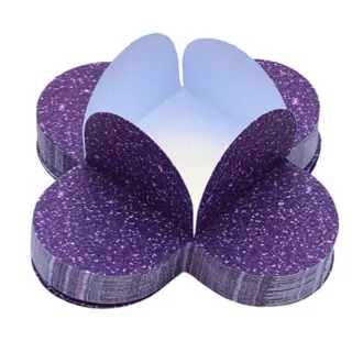 Forminha Petalas Glitter Doces Brigadeiro Kit 50 - Raryel - Vermelho