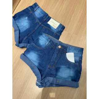 Short jeans desfiado mom - Raryel - Jeans rasgadinho
