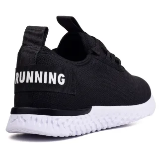 Promoção Tênis Esportivo Leve e Confortável Masculino Feminino - PRETO/PRETO