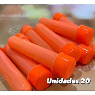 Lembrancinha de Festa Tubete Neon 13 cm - Kit - TUBETE ROSA NEON = 20