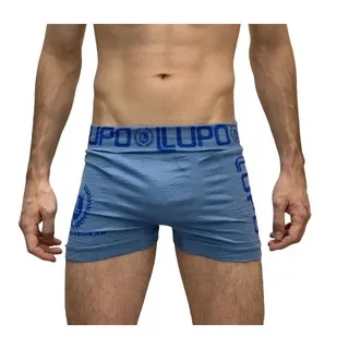 Cueca Boxer Lupo Kit 2 - Poliamida Sem Costura, Tecido Meia Cueca Box Fit - GG VESTE 44