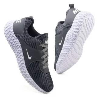 Lançamento Tênis Masculino Flow Esportivo - Academia e Caminhada 34 ao 45 - PRETO/PRETO