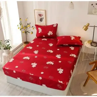 Estampas Florais e Geométricas - Lencol Casal Padrão Avulso com Elástico - Único