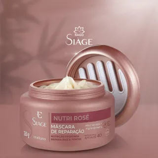 Eudora Kit Nutri Rosé - Shampoo, Condicionador e Máscara - B - Shampoo + Condicionador