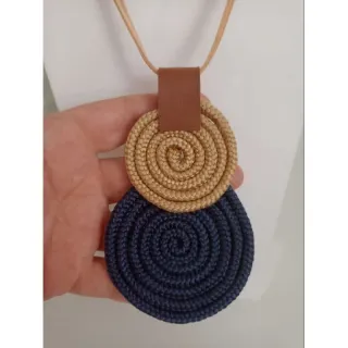 Escolha vários modelos de maxi colar feminino - Preto amêndoa