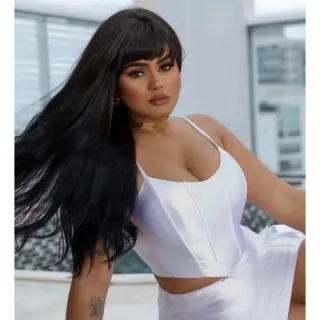 Cropeed Estiloso Malha Prada Com Bojo - Corset de Alça - Preto