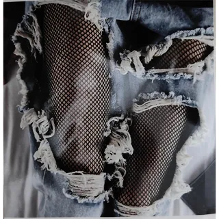 Meia-Calça Elástica Arrastão Feminina Sexy - Net Meias de Peixe - 4