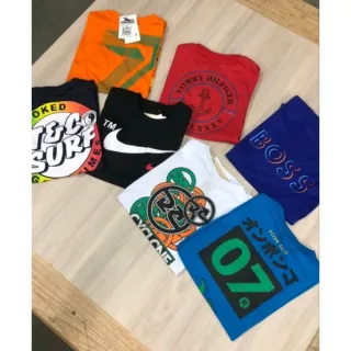 Camisetas Infantil Juvenil Algodão Kit 03 - Estampas Variadas - Variadas